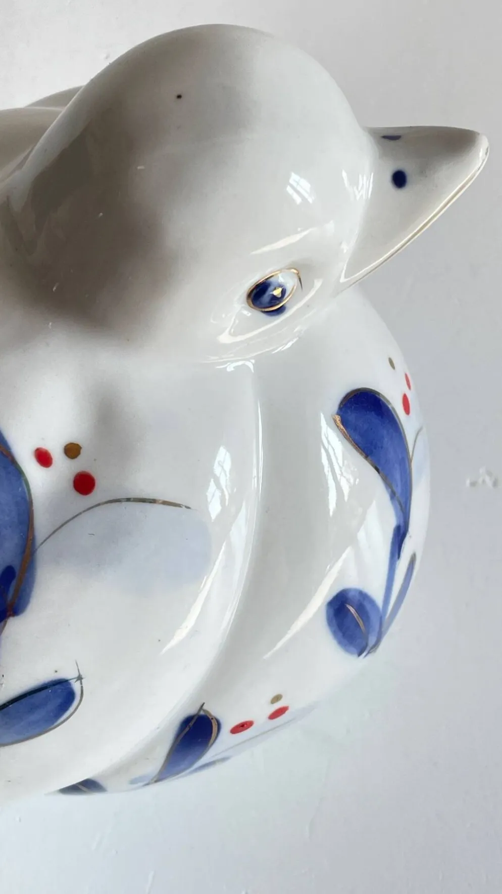 Oiseau porcelaine chinoise vintage