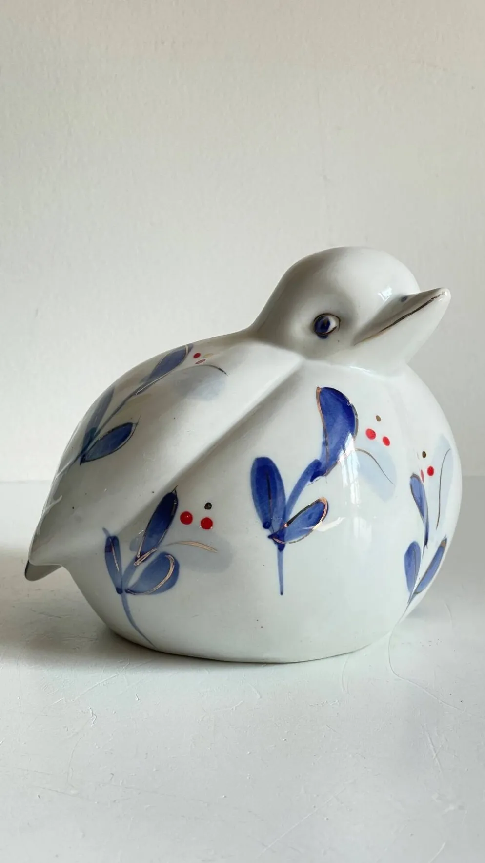 Oiseau porcelaine chinoise vintage