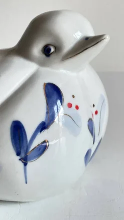 Oiseau porcelaine chinoise vintage
