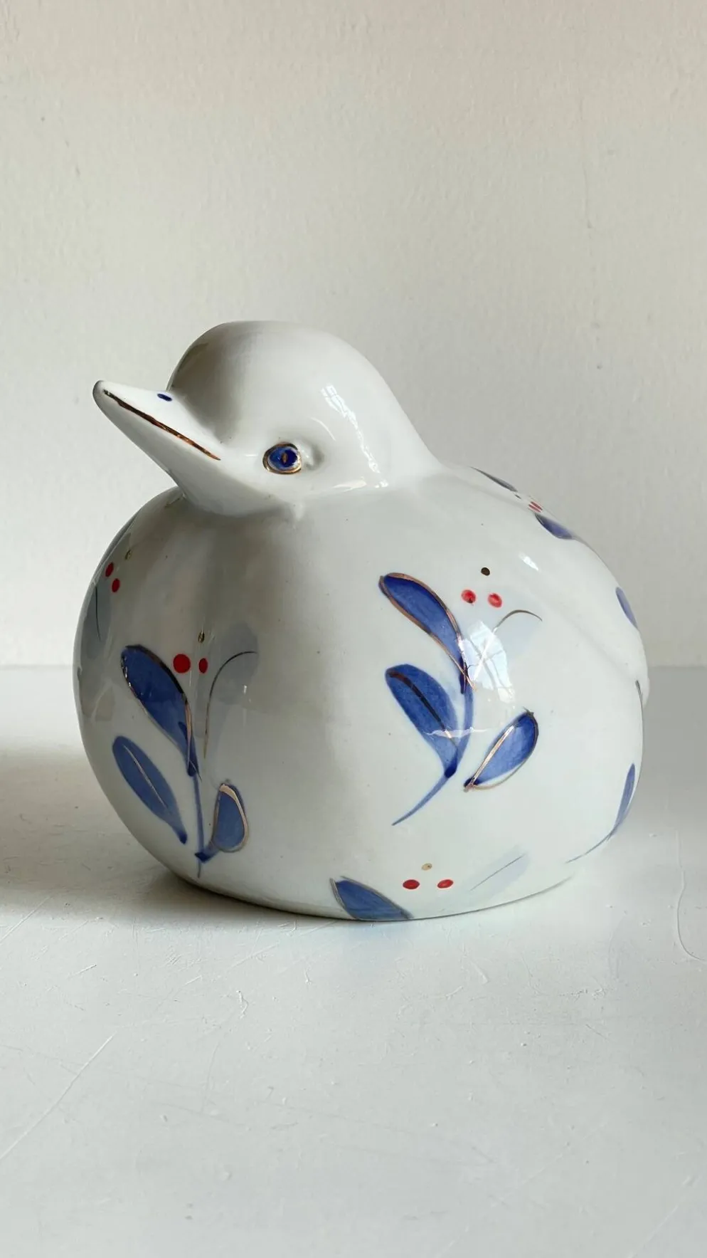 Oiseau porcelaine chinoise vintage
