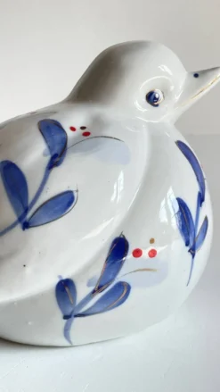 Oiseau porcelaine chinoise vintage