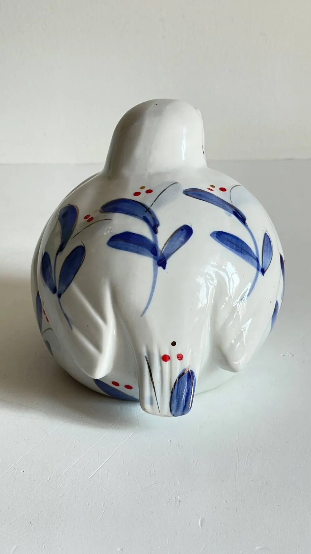 Oiseau porcelaine chinoise vintage