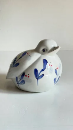 Oiseau vintage en porcelaine chinoise