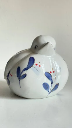 Oiseau vintage en porcelaine chinoise