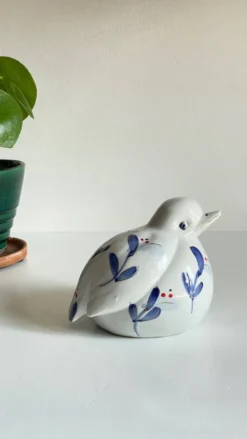 Oiseau vintage en porcelaine chinoise