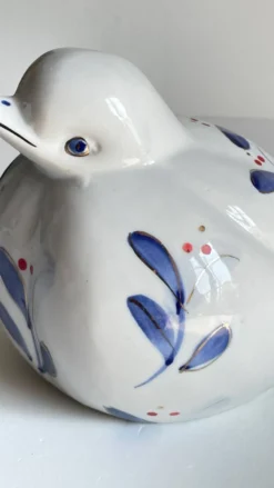 Oiseau vintage en porcelaine chinoise