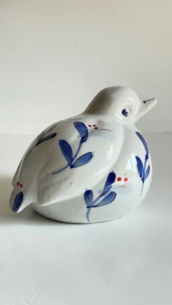 Oiseau vintage en porcelaine chinoise