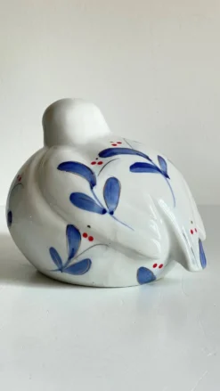 Oiseau vintage en porcelaine chinoise