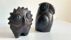 Oiseaux céramique artisanale vintage