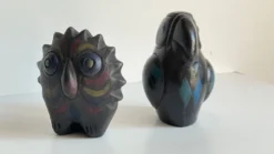 Oiseaux céramique artisanale vintage