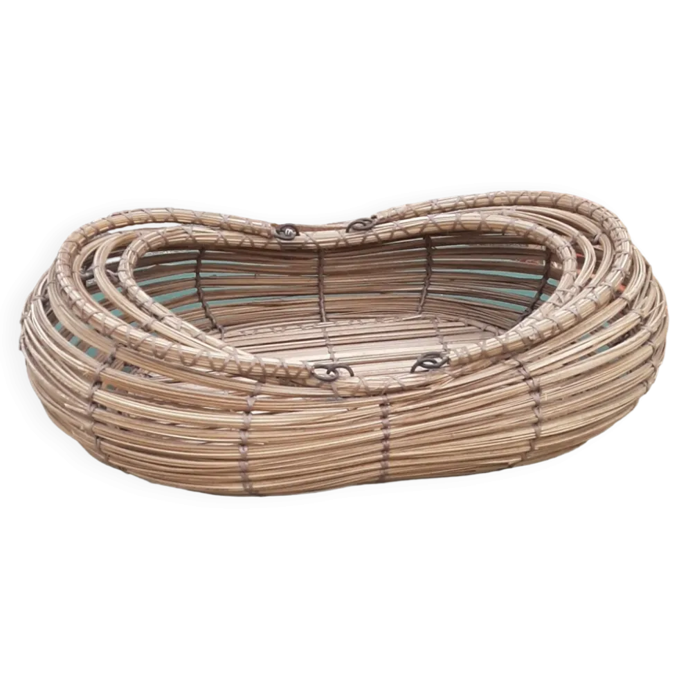 Original et grand panier tressé