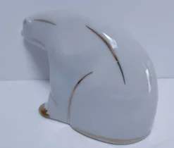 ours polaire art déco porcelaine limoges
