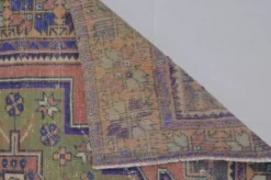 Oushak Vintage Runner noué à la main sku 2552