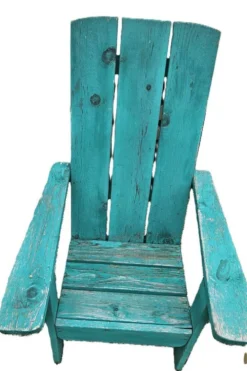 Paire d'anciens fauteuils de jardin en bois peint