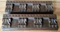 Paire de Boiseries Frontons Ornementation XIXe