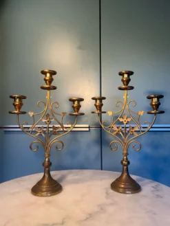 Paire de bougeoir 1900￼