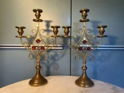 Paire de bougeoir 1900￼