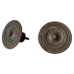 Paire de boutons de meubles anciens Empire XIXeme