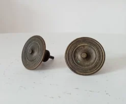 Paire de boutons de meubles anciens Empire XIXeme