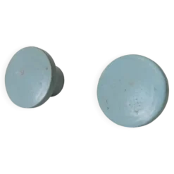 Paire de boutons de meubles vintage en bois