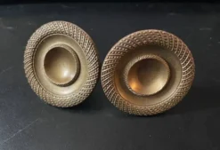 paire de boutons poignées en bronze époque Empire pour meubles