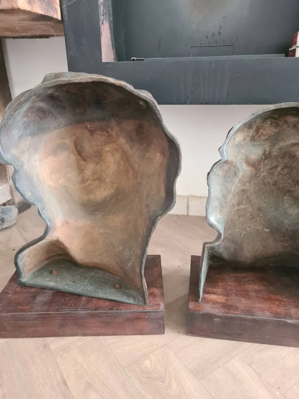 Paire de bronze "les esclaves" de Michel-Ange
