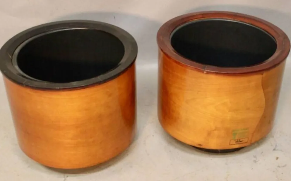 Paire de cache pots hobby flower avec intérieur.