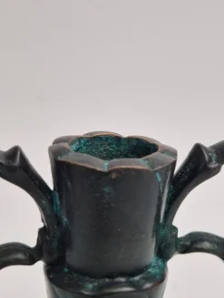 Paire de candélabres décoratifs en bronze, Danish Grace 1920/30s