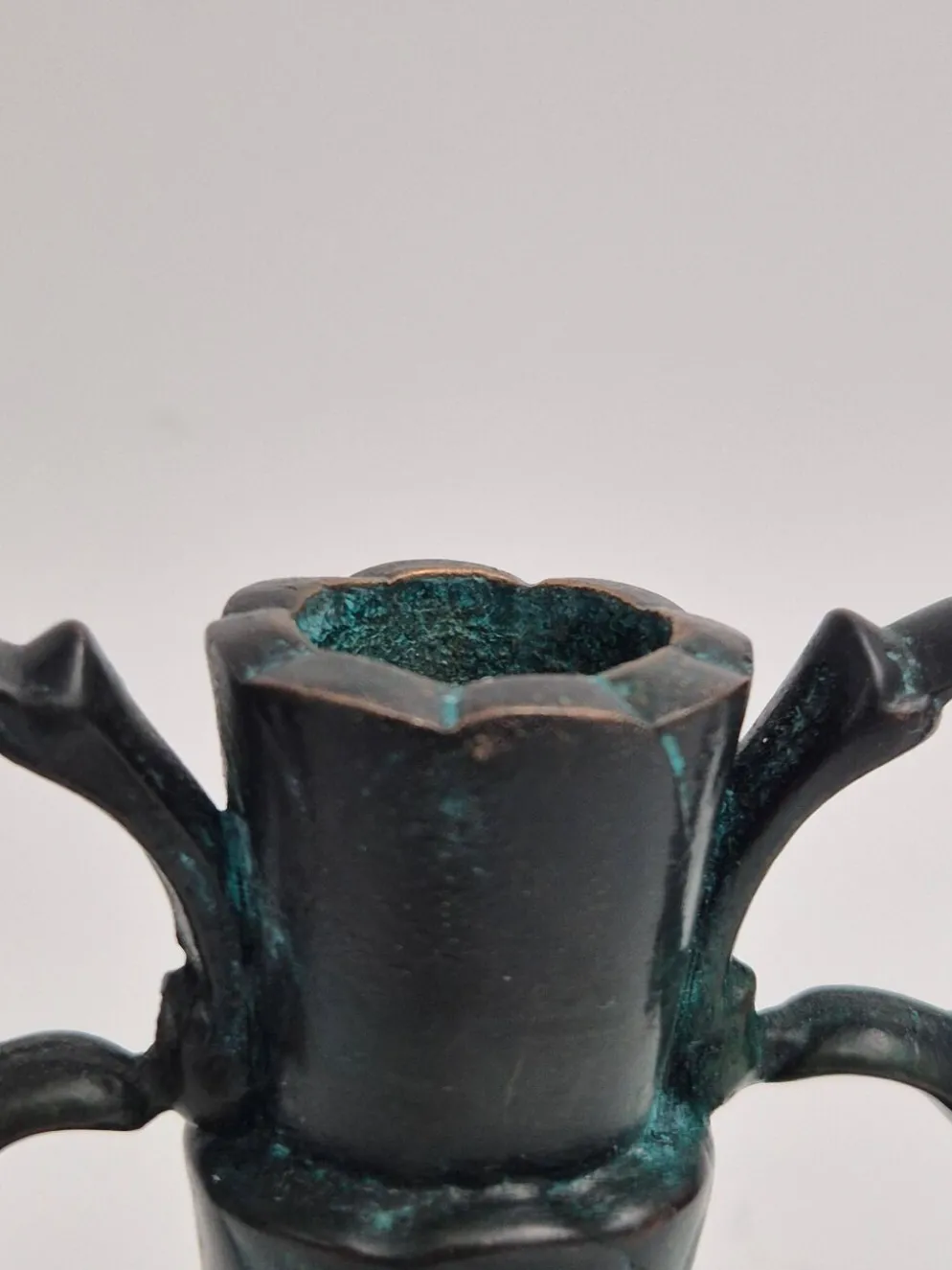 Paire de candélabres décoratifs en bronze, Danish Grace 1920/30s