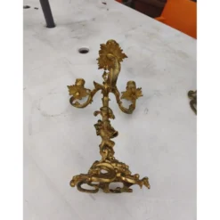 Paire de candélabres en bronze XIXe siècle