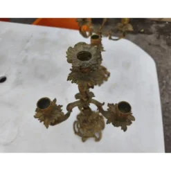 Paire de candélabres en bronze XIXe siècle