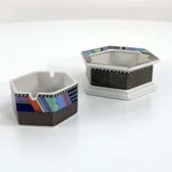 Paire de cendriers Metropol de Barbara Brenner pour Rosenthal, 90