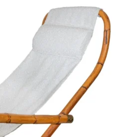 Paire de chaises longues vintage en bambou et laiton par Vivai Del Sud, années 1970