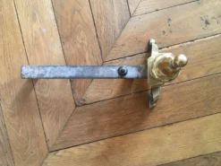 Paire de chenets regence