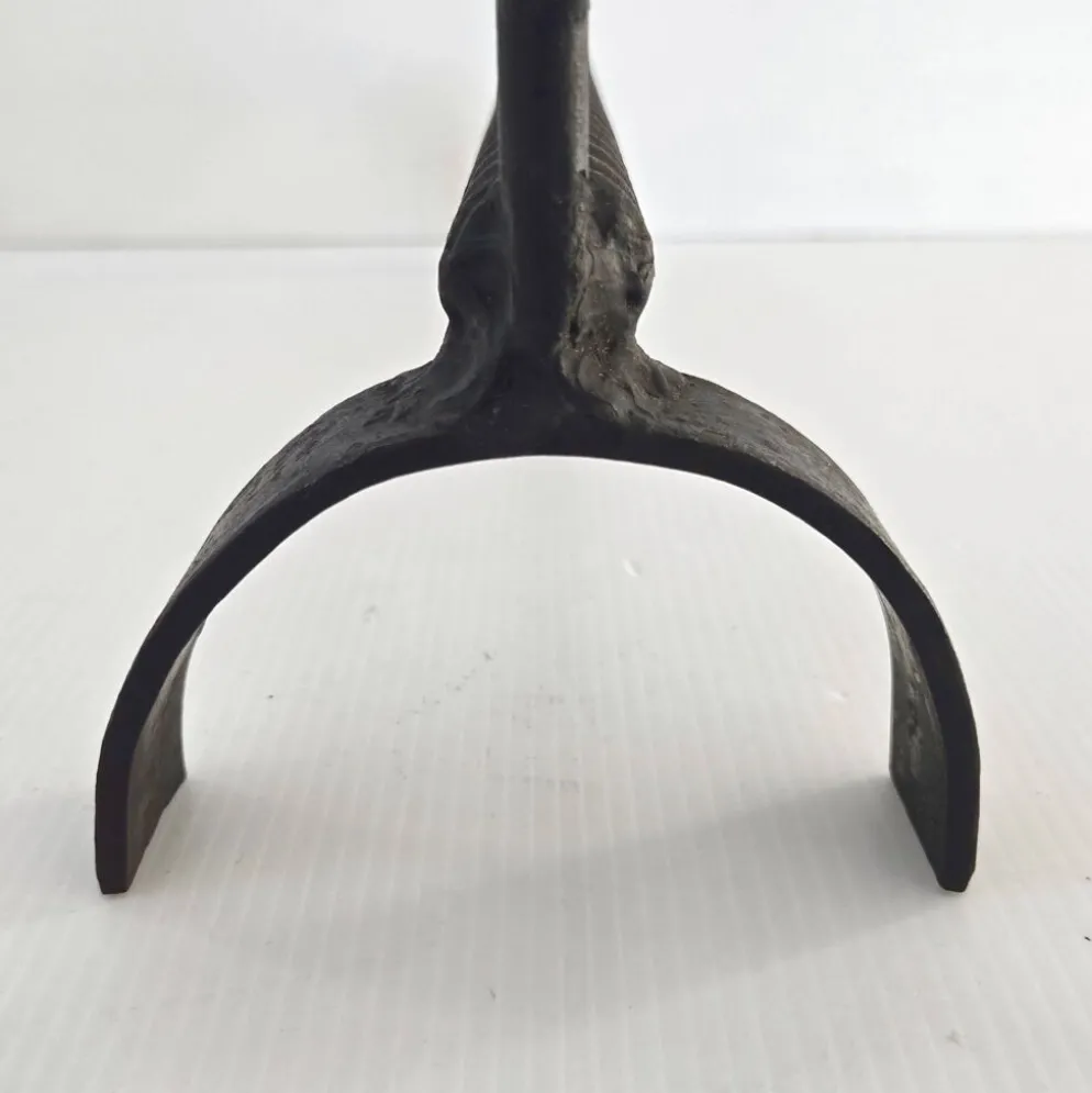 Paire de chenets vintage 1960