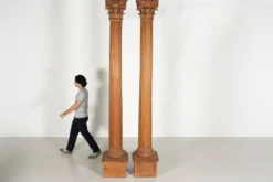 Paire de colonnes corinthiennes du XVIIIème