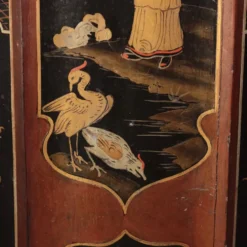 Paire de colonnes piédestaux de style chinoiserie