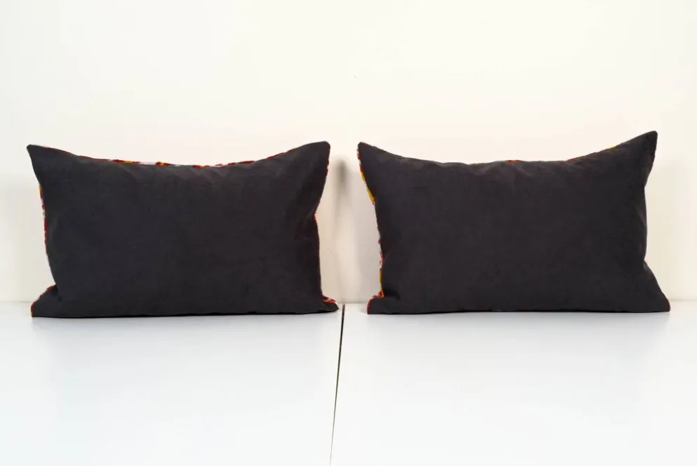 Paire de coussins Ikat