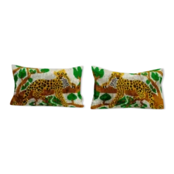Paire de coussins Ikat