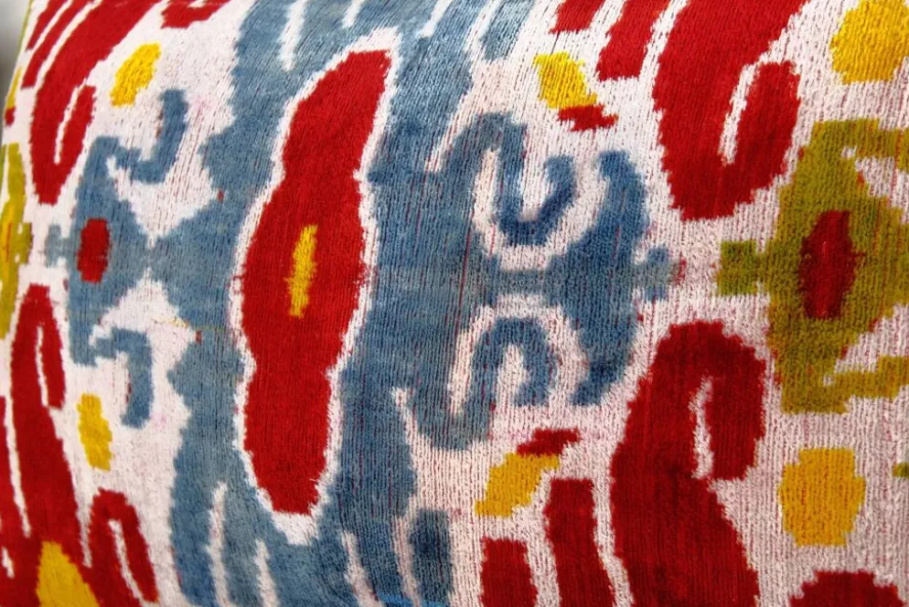 Paire de coussins Ikat