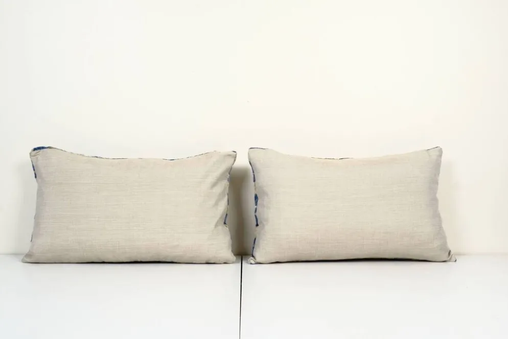 Paire de coussins ouzbeks