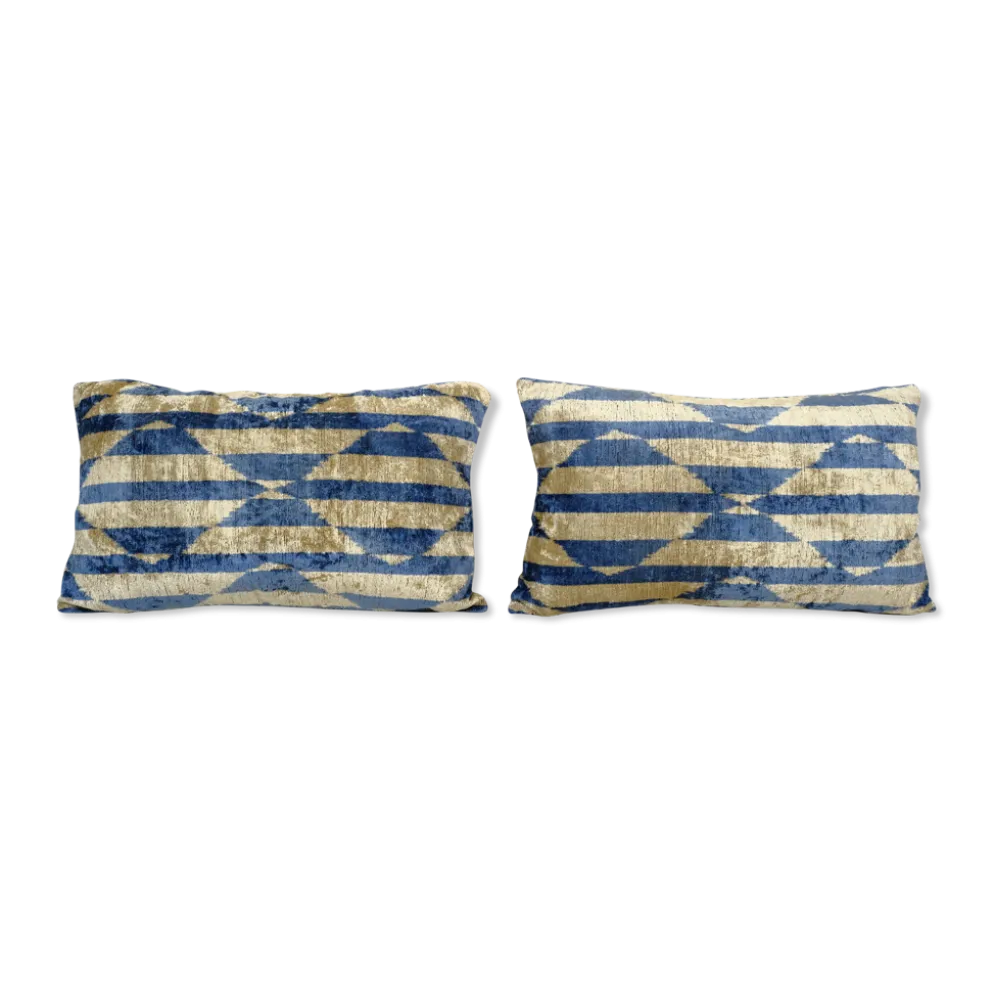 Paire de coussins ouzbeks