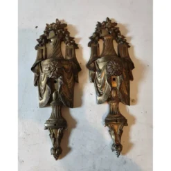 Paire de décoration en bronze XIXe siècle