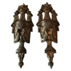 Paire de décoration en bronze XIXe siècle