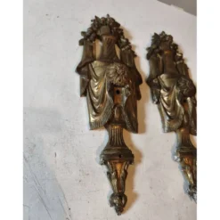 Paire de décoration en bronze XIXe siècle