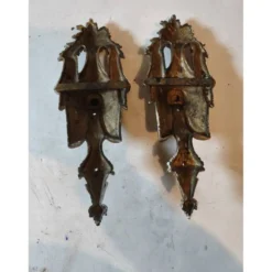 Paire de décoration en bronze XIXe siècle