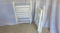 Paire de fauteuils de jardin pliants