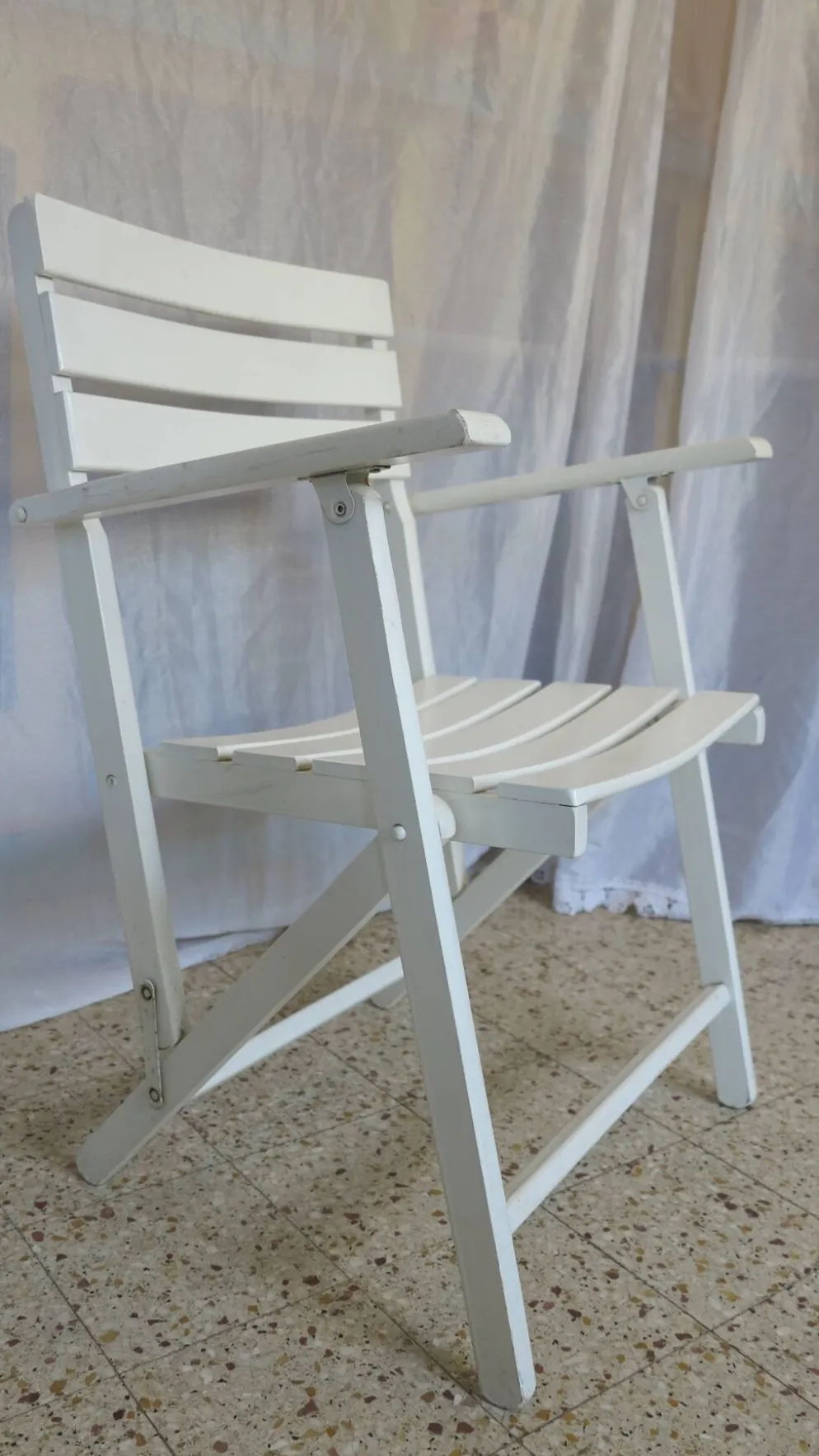 Paire de fauteuils de jardin pliants