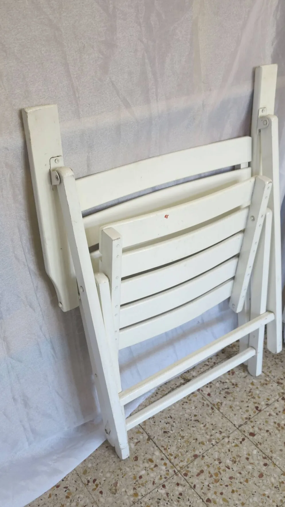 Paire de fauteuils de jardin pliants