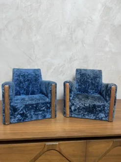 Paire de fauteuils de maitrise